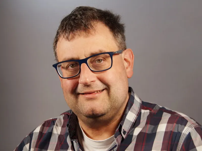 Andreas Weizel, Inhaber der Dachdeckerei Weizel